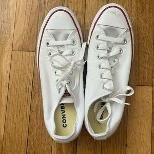 White converse size 8 women